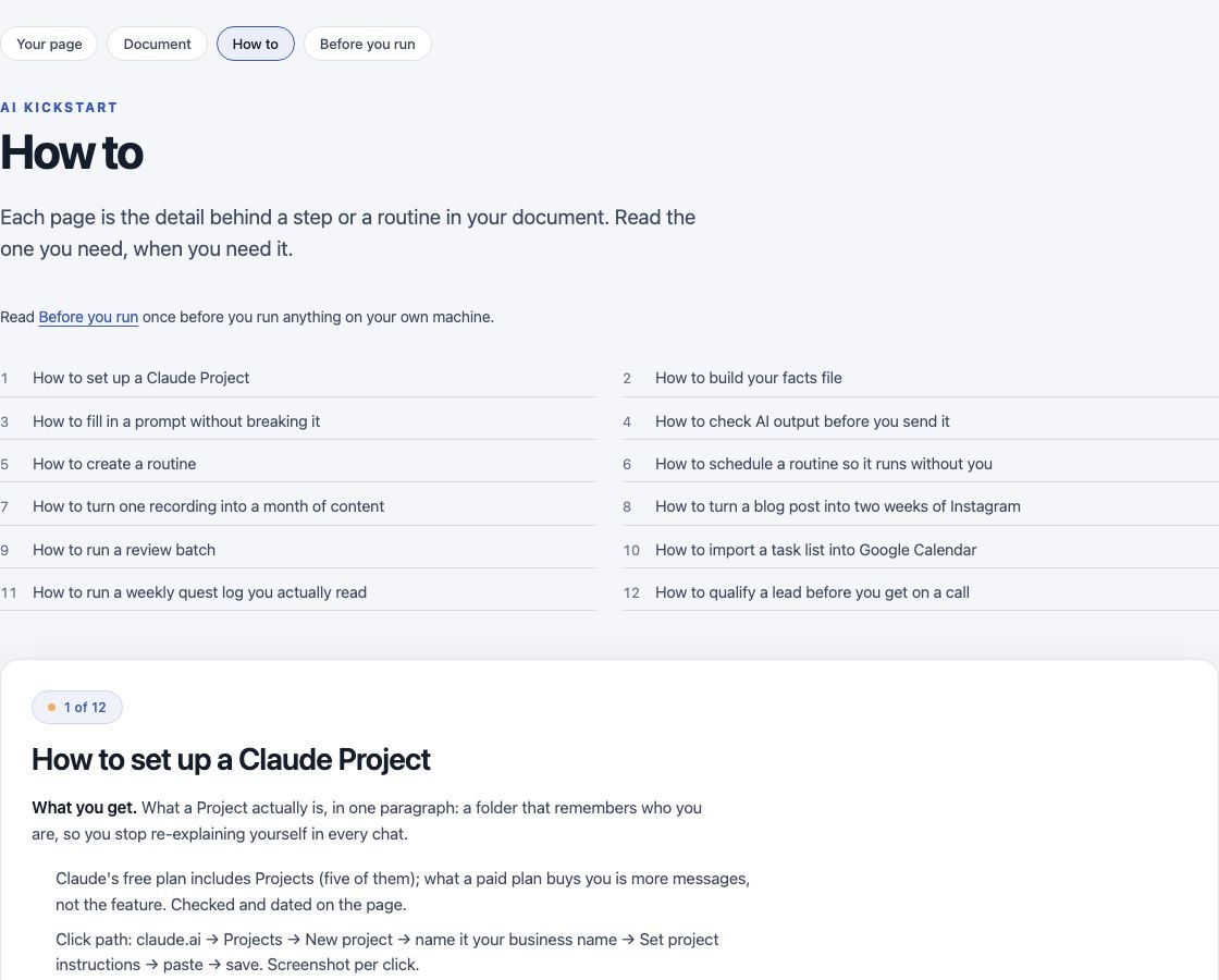 AI Facelift design selector with style options for a business website